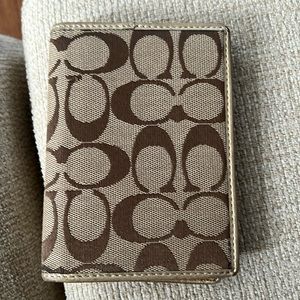 Coach passport holder